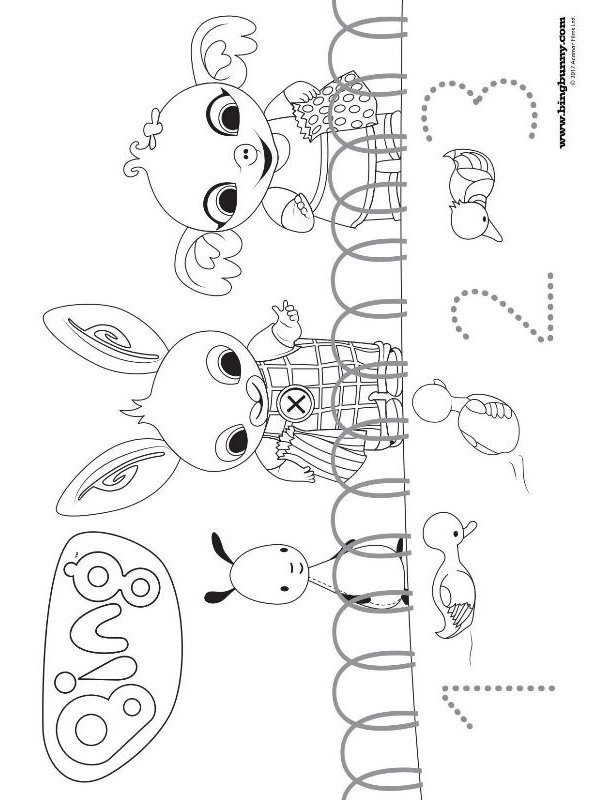 Kids-n-fun.com | Coloring page Bing Bunny Bing 30