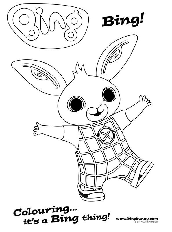 Kids-n-fun.com | Coloring page Bing Bunny Bing