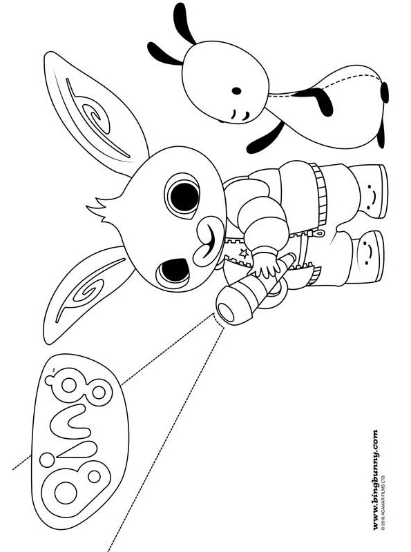 Kids-n-fun.com | Coloring page Bing Bunny Flop Bing