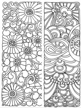 coloring pages bookmark