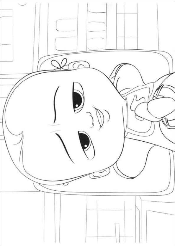 Kids-n-fun.com | 27 coloring pages of Boss baby