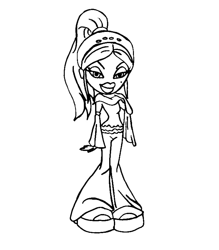 Kids-n-fun.com | 51 coloring pages of Bratz