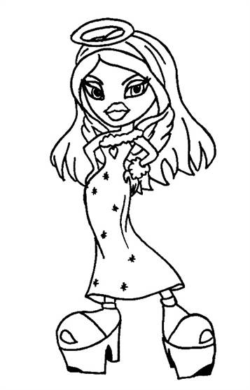 Kids-n-fun.com | 51 coloring pages of Bratz
