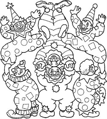 baby circus animals coloring pages