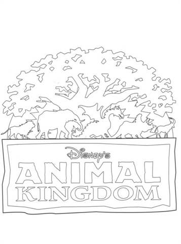 disney animal kingdom coloring pages