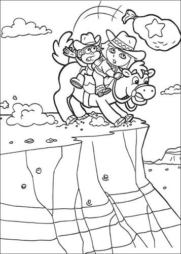 Kids-n-fun.com | 27 coloring pages of Dora the Explorer 2