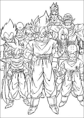 105 Best Dragon Ball Z Coloring Pages for Kids - Updated 2018