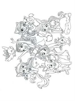 Kids-n-fun.com | 28 coloring pages of Enchantimals
