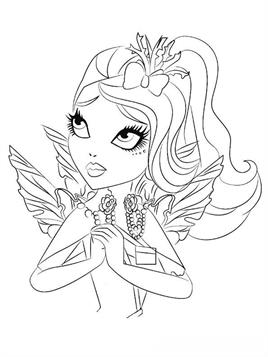 kids n fun com 49 coloring pages of ever after high