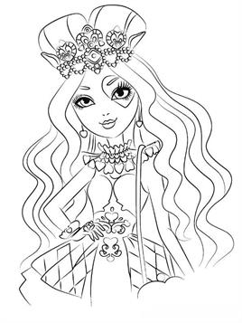 ever after high coloring pages printable