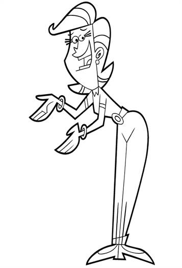 fairly odd parents characters coloring pages