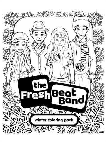 Kids-n-fun.com | 13 coloring pages of Fresh beat band of spies