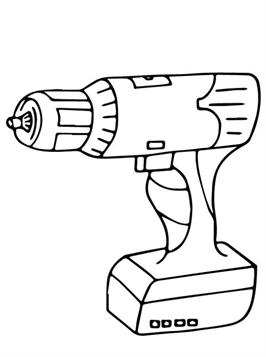 drill coloring page