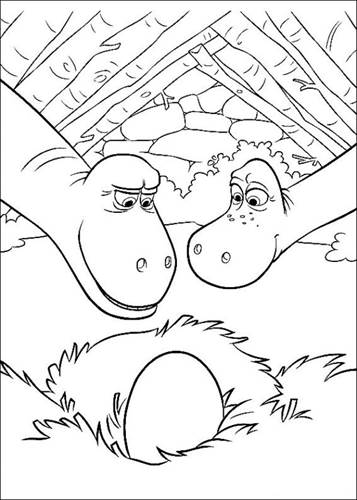 dinosaur family coloring pages