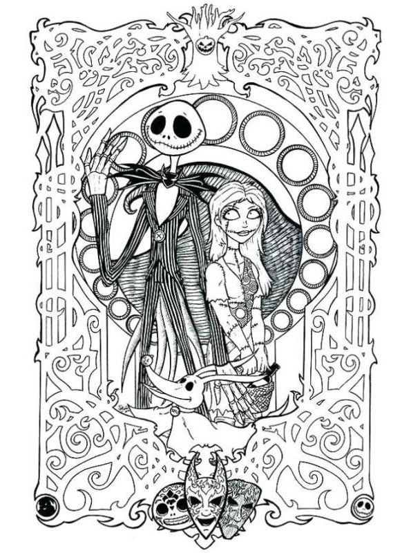 Happy Halloween Coloring Pages Adult