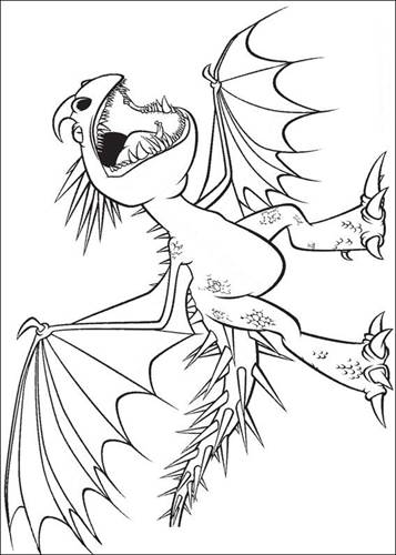 how to train your dragon 2 coloring page