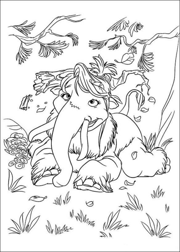 Kids-n-fun.com | 12 coloring pages of Ice Age 4 Continental Drift