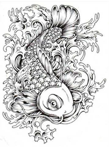 kids n fun com 21 coloring pages of koi