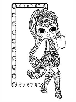 LOL OMG Swag Coloring Page Printable Coloring Page For Kids