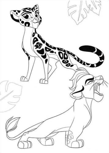 Kids N Fun Com 19 Coloring Pages Of Lion Guard