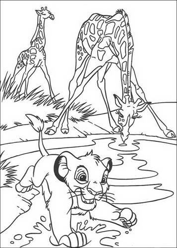 kidsnfun  92 coloring pages of lion king