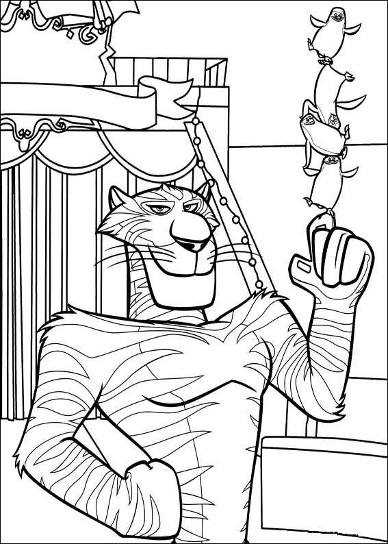 Kids-n-fun.com | 24 coloring pages of Madagascar 3