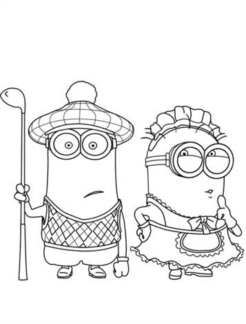 kids n fun com 36 coloring pages of minions