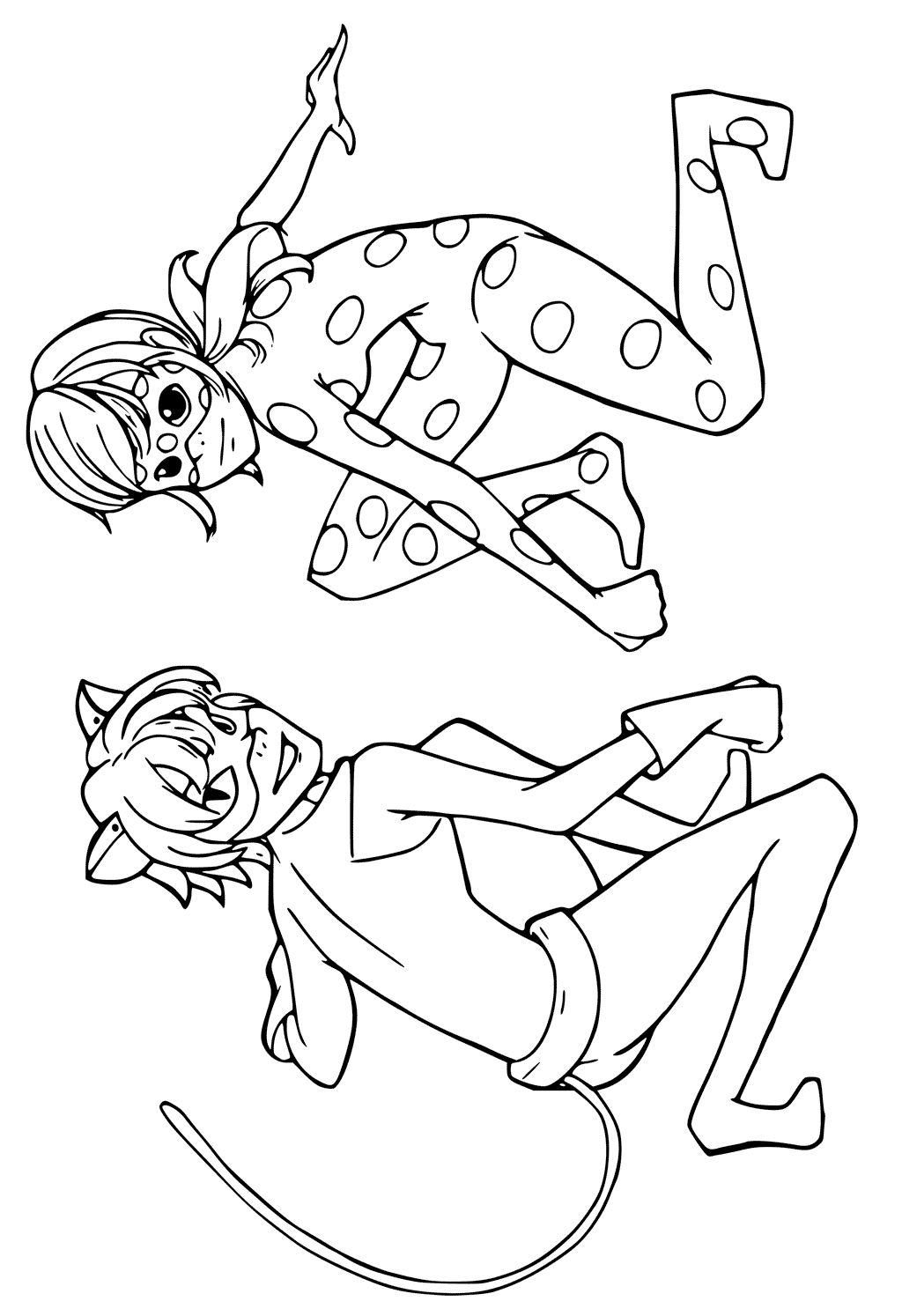 Kids-n-fun.com | Coloring page Miraculous Tales of Ladybug and Cat Noir ...