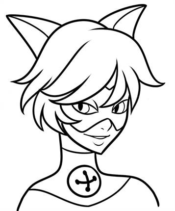Kids N Fun Com 19 Coloring Pages Of Miraculous Tales Of Ladybug And Cat Noir
