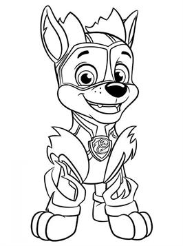 Kids-n-fun.com | 24 coloring pages of Paw Mighty Pups