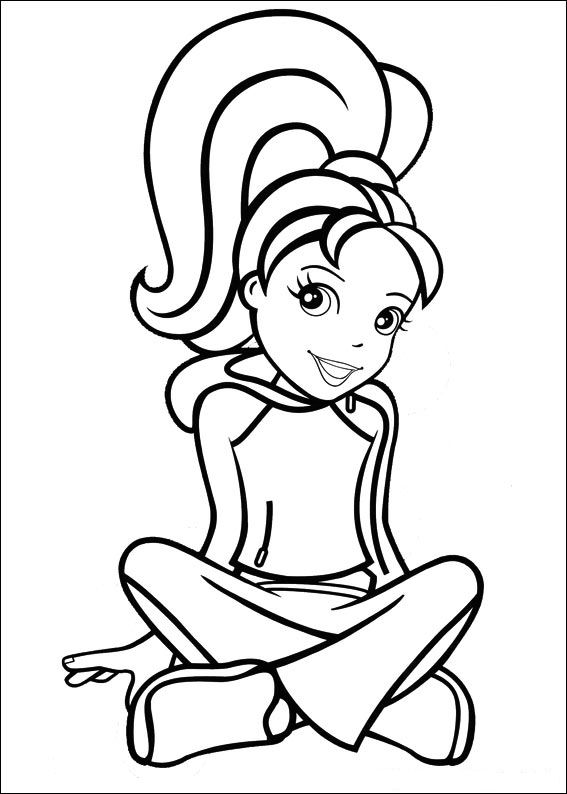 Kids-n-fun.com | 47 coloring pages of Polly Pocket