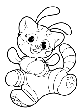 Coloring page Project Playtime : Boxy Boo 3