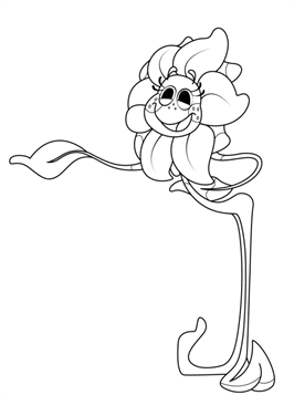 24 coloring pages of Poppy Playtime