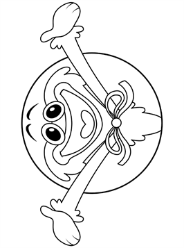 Coloring page Poppy Playtime : Mommy Long Legs & Daisy 3