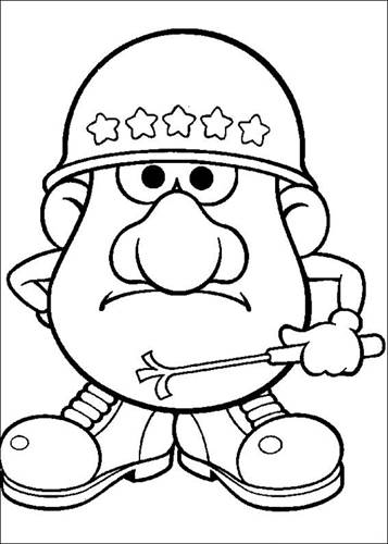 human head coloring page