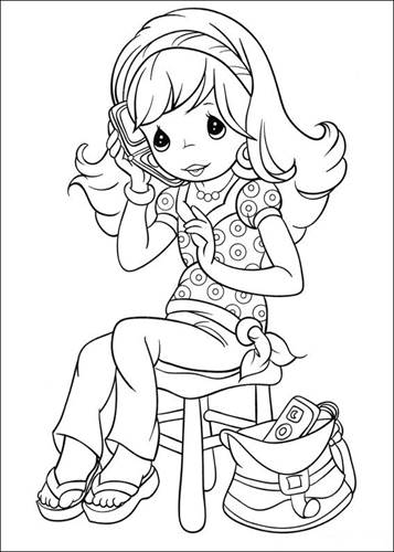 precious moments friends coloring pages