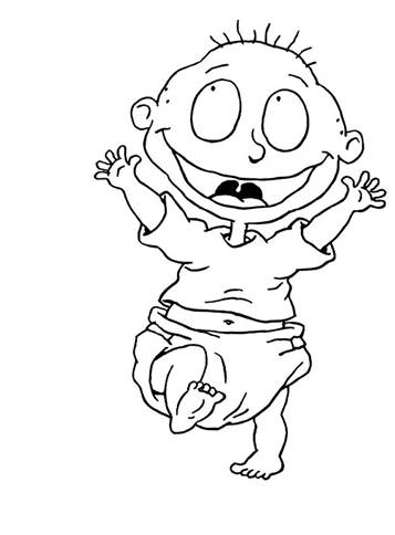 rugrats angelica coloring pages