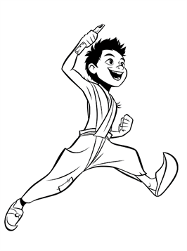 13 coloring pages of Raya and the Last Dragon