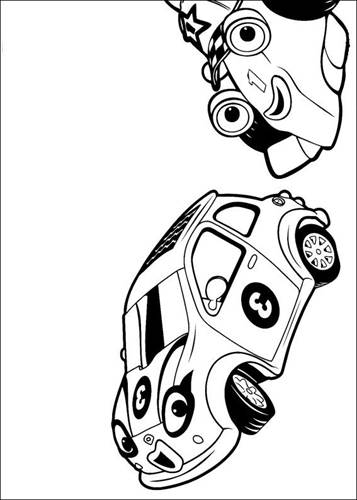 Kids-n-fun.com | 31 coloring pages of Roary the racing car