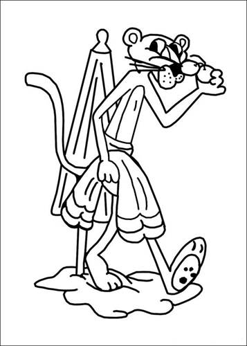Top 10 Pink Panther Coloring Pages For Your Toddler