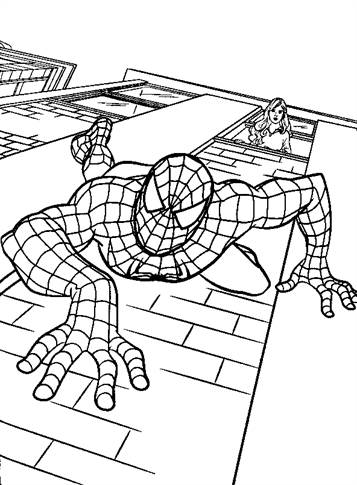 88 Colouring Pages For Spiderman  Best Free