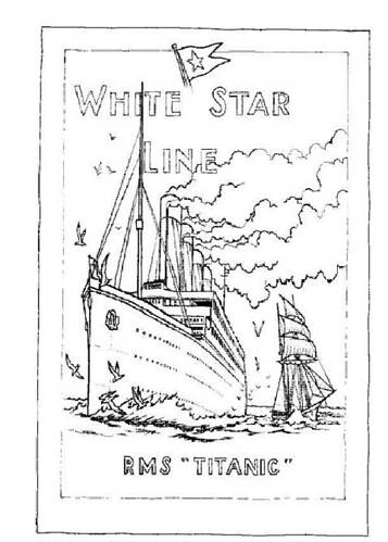  | 30 coloring pages of Titanic