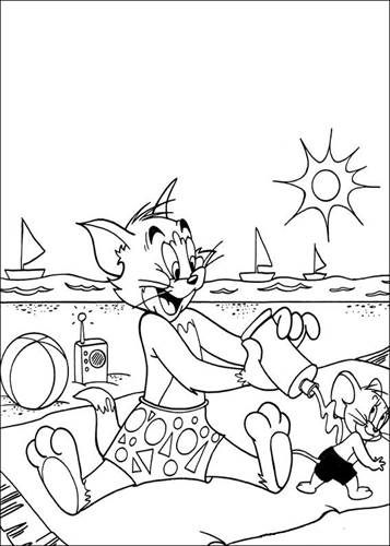 tom and jerry coloring pages games