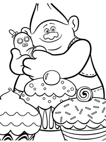 kidsnfun  26 coloring pages of trolls