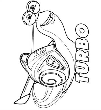 turbo movie coloring