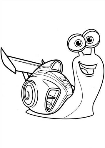 how to draw turbo the snail