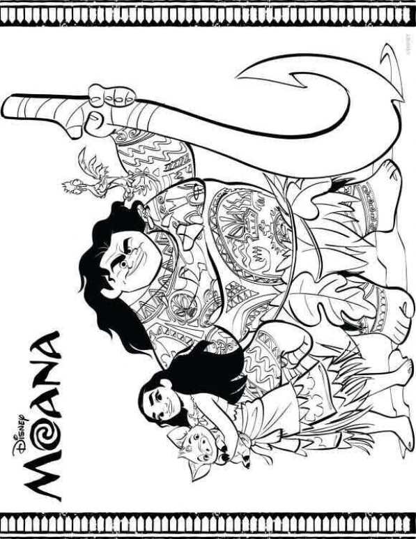 Kids-n-fun.com | 20 coloring pages of Moana