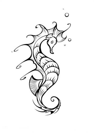 Kids-n-fun.com | 15 coloring pages of Seahorse